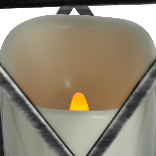 FIGURA DECORATIVA FAROL NAVIDEÑO DE VIDRIO 32 CM DISPONIBLE EN DIFERENTES DISEÑOS