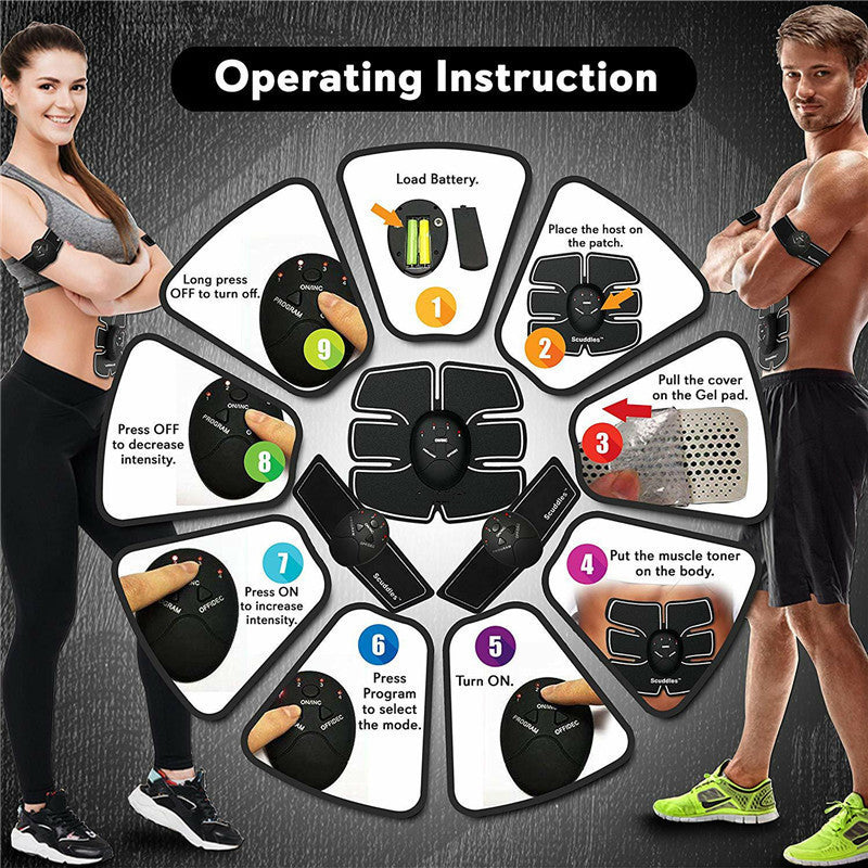 Estimulador muscular EMS inalámbrico