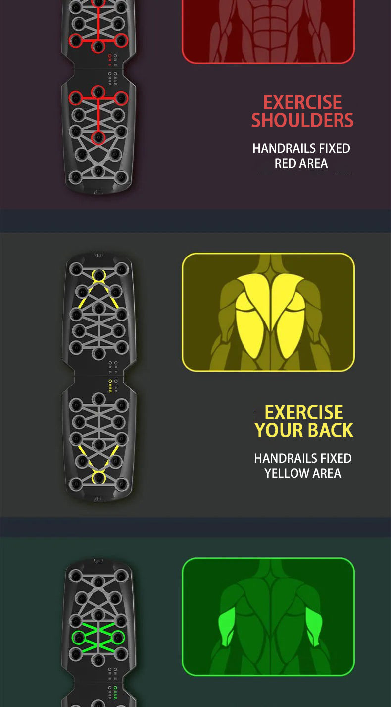 Tabla de flexiones plegable para ejercicio muscular