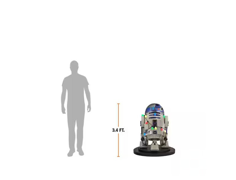 LED animado R2-D2™ de 3,5 pies