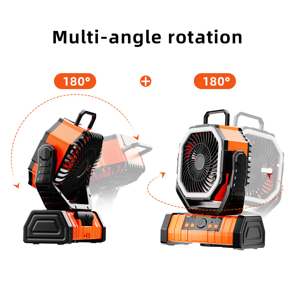Ventilador portátil recargable con batería de 20000mAh