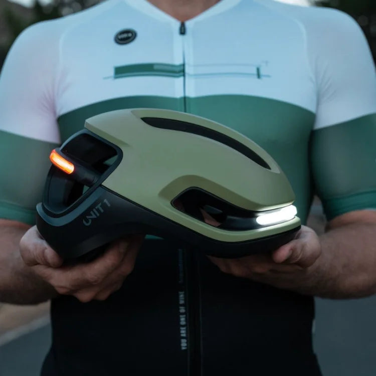 casco de ciclismo inteligente