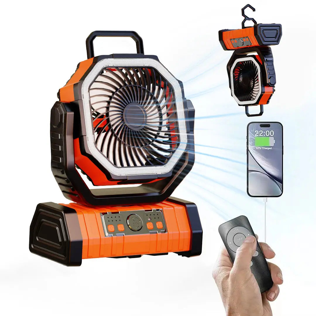 Ventilador portátil recargable con batería de 20000mAh