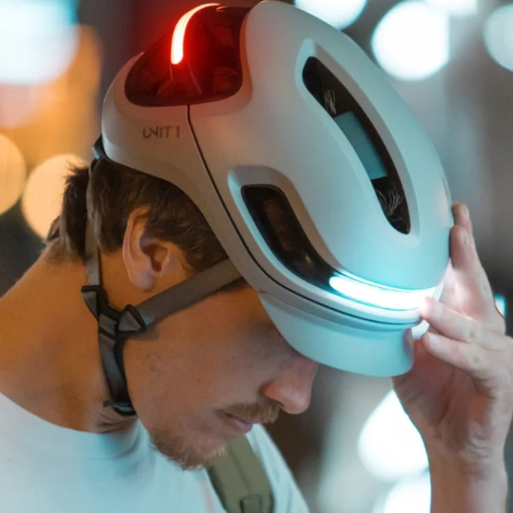 casco de ciclismo inteligente