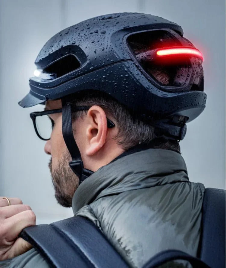 casco de ciclismo inteligente