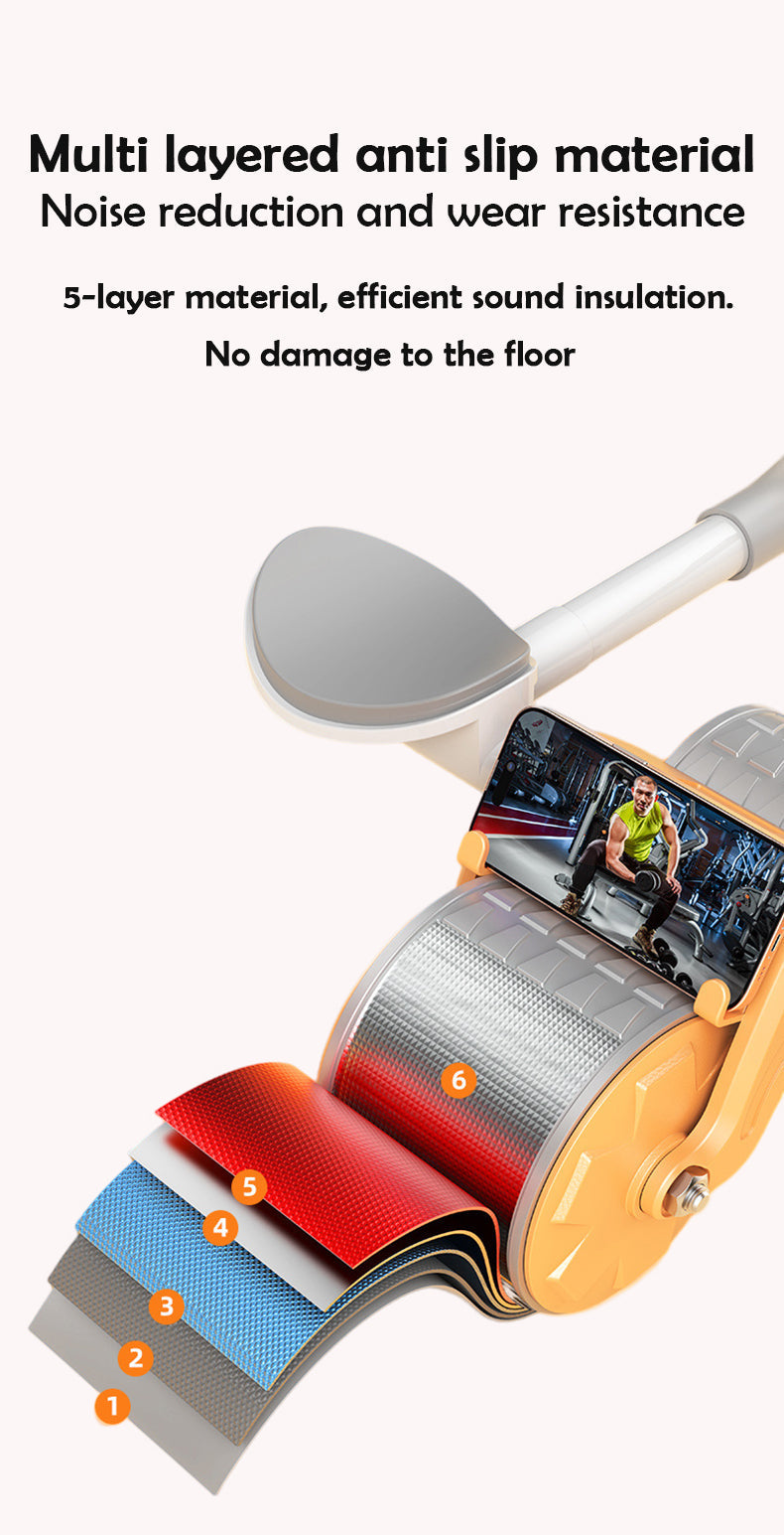 Soporte para el codo, rueda Abdominal de rebote automático