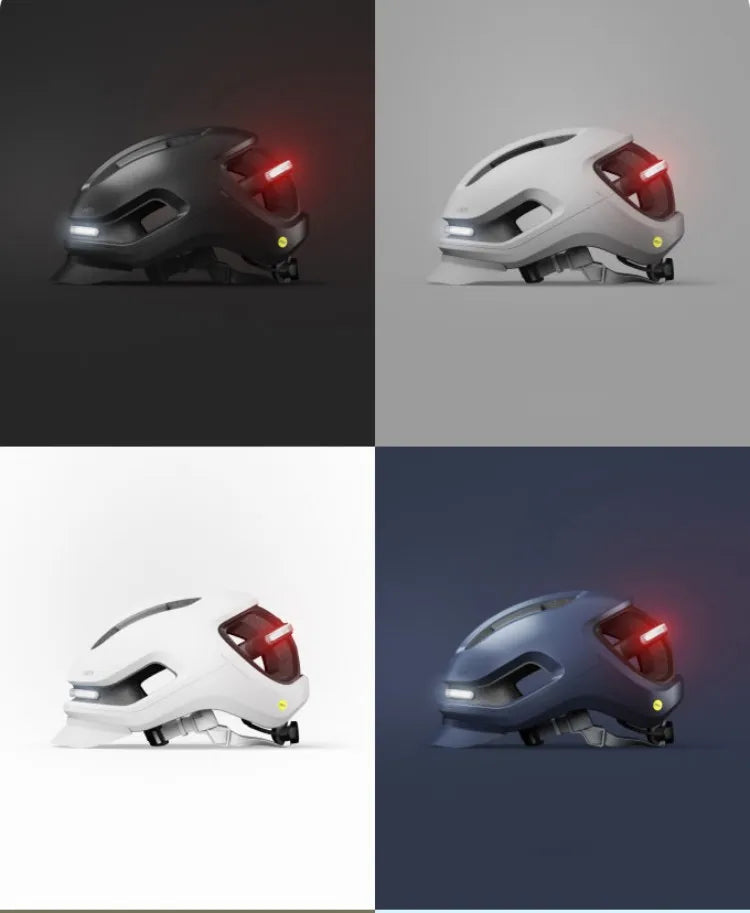 casco de ciclismo inteligente