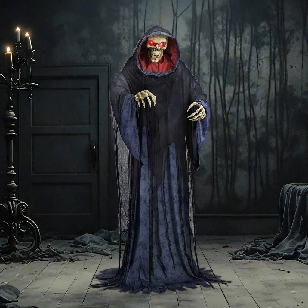Parca Ascendente Animada De Halloween 2 Metros Animatronic (Reacondicionado)