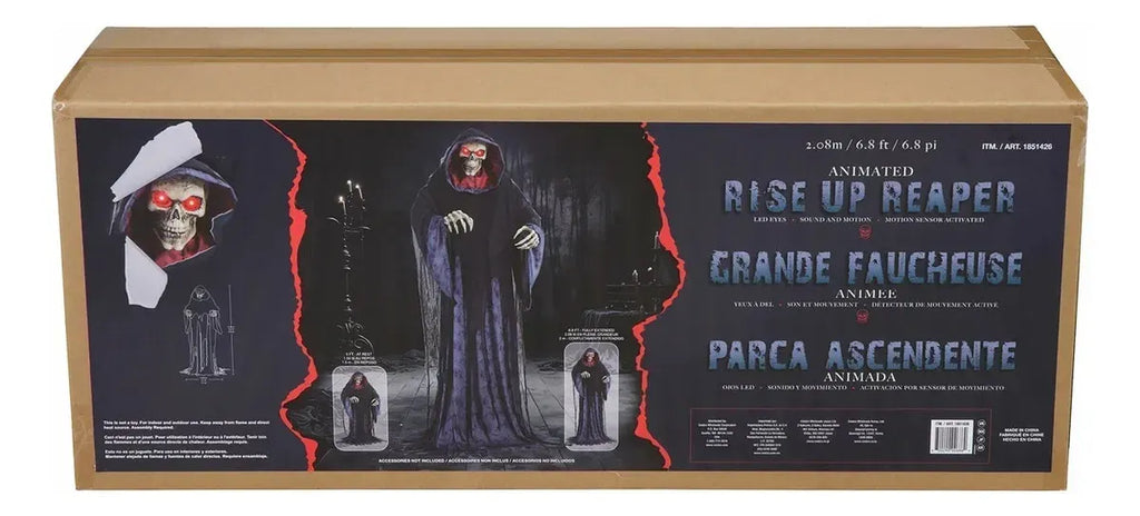 Parca Ascendente Animada De Halloween 2 Metros Animatronic (Reacondicionado)