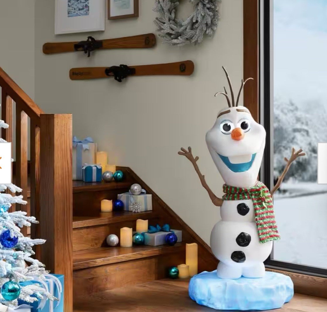 Olaf navideño animado LED de 4 pies